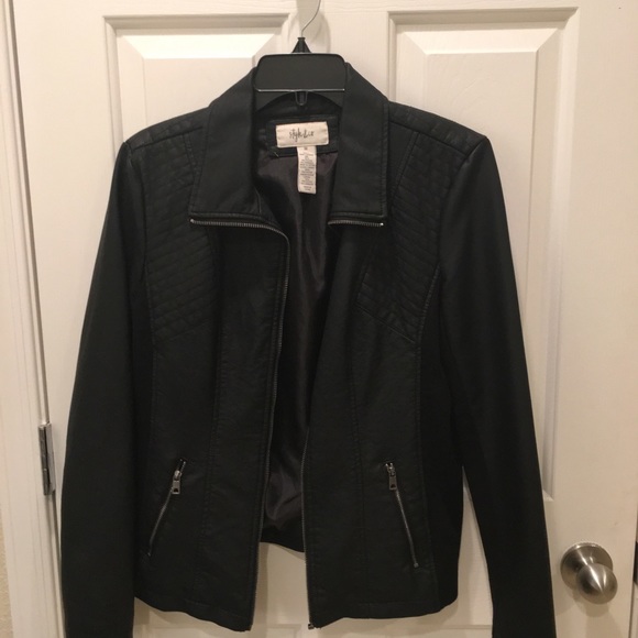 Style & Co. Jackets & Blazers - Faux Leather Jacket
